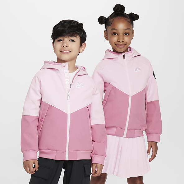 Nike pink rain jacket top